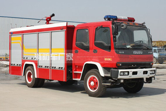 6噸五十鈴FVR泡沫消防車價(jià)格